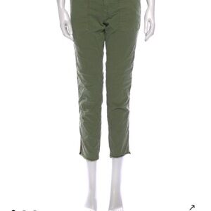 Nili Lotan Green Cropped Pants